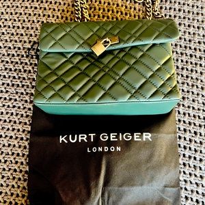Olive Green Kurt Geiger shoulder bag